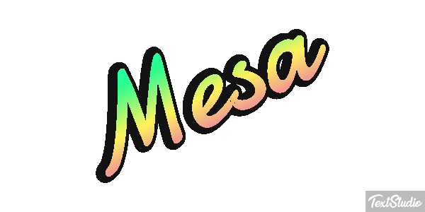 Mesa Efekt tekstowy