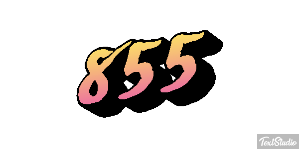 855 Texteffekt