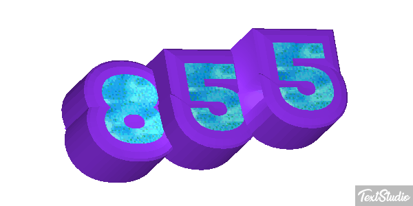 855 Texteffekt