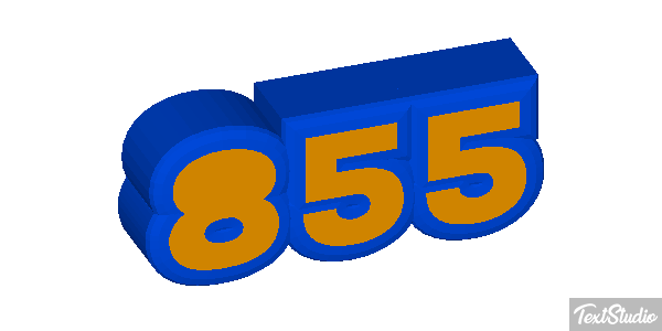855 Texteffekt