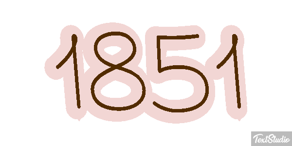 1851 Texteffekt