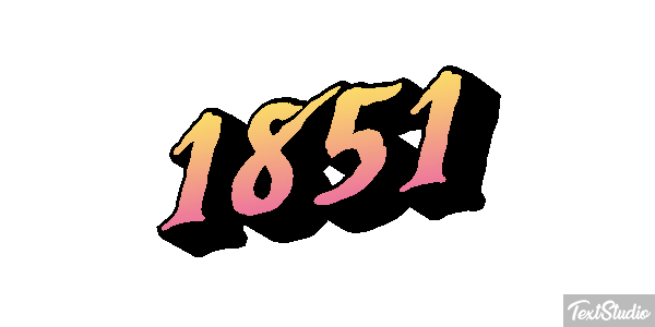 1851 Texteffekt