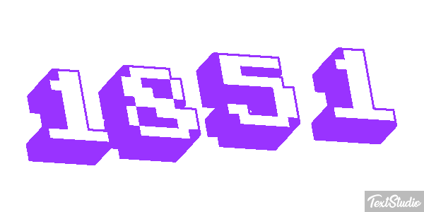 1851 Texteffekt
