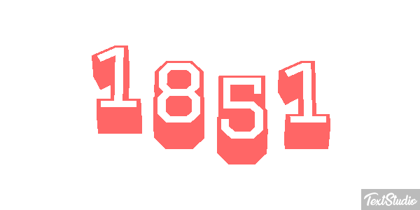 1851 Texteffekt