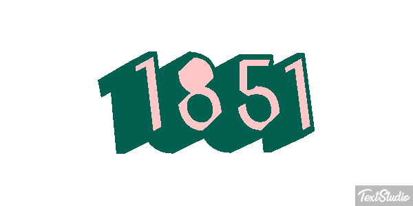 1851 Texteffekt