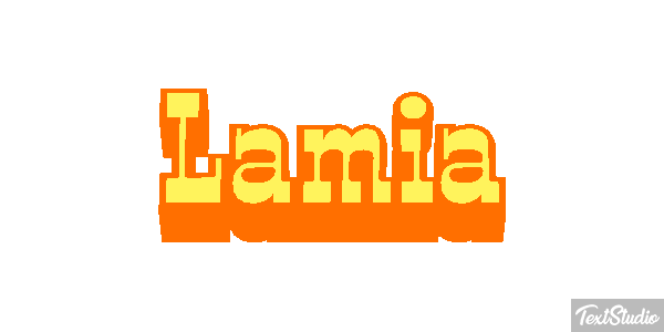 Lamia Efekt tekstowy