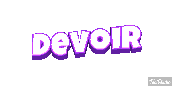 Devoir Effet de texte