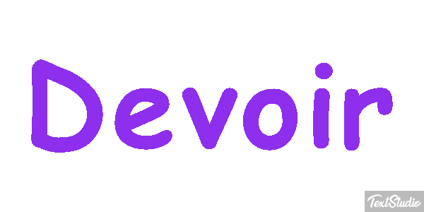 Devoir Effet de texte