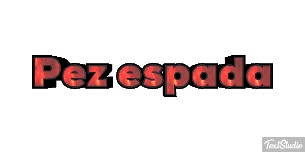 Pez espada Effet de texte