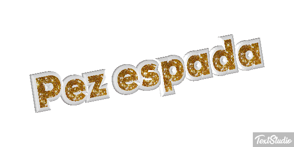 Pez espada Effet de texte