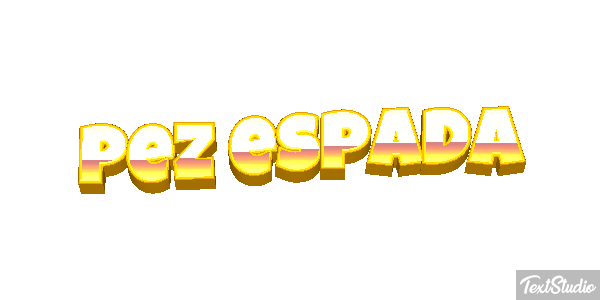 Pez espada Effet de texte