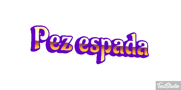 Pez espada Effet de texte