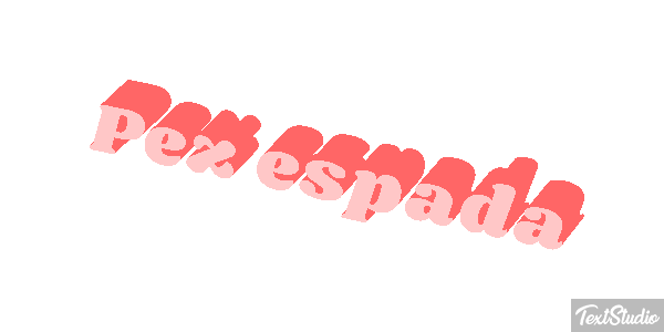 Pez espada Effet de texte