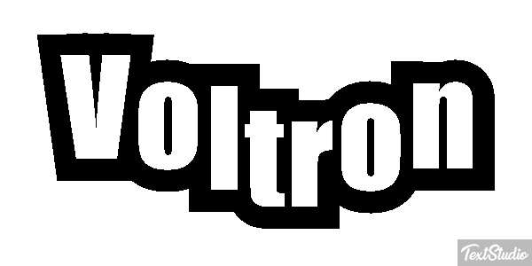 Voltron テキスト効果