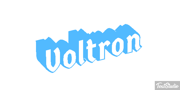 Voltron テキスト効果