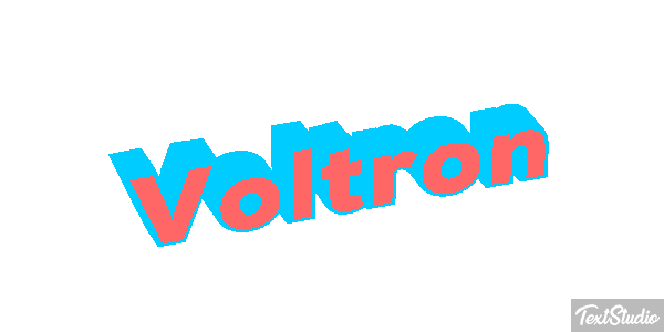 Voltron テキスト効果