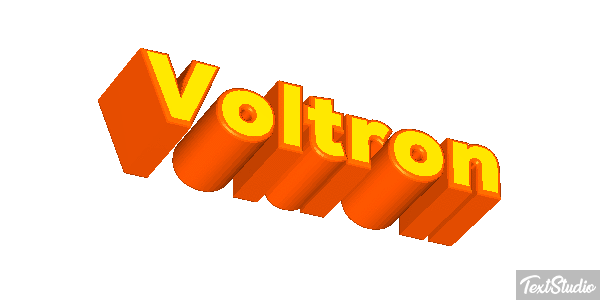 Voltron テキスト効果