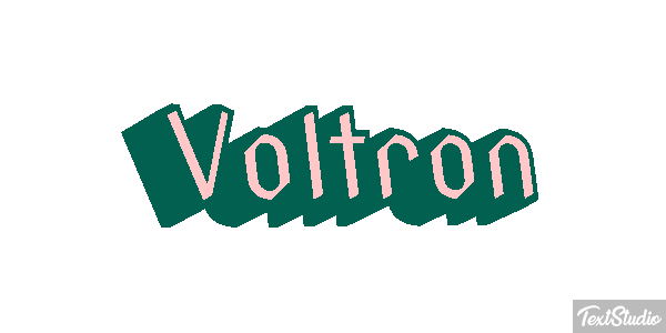 Voltron テキスト効果