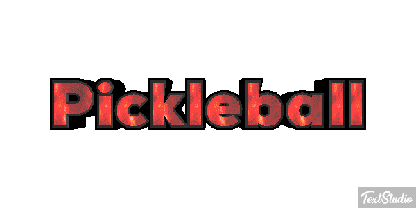 Pickleball Text effect