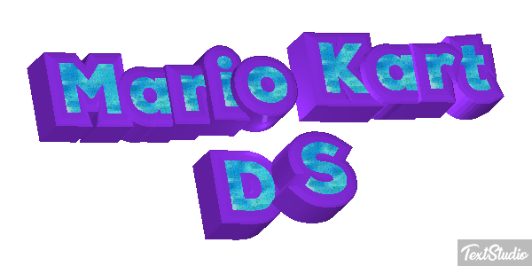 Mario Kart DS テキスト効果
