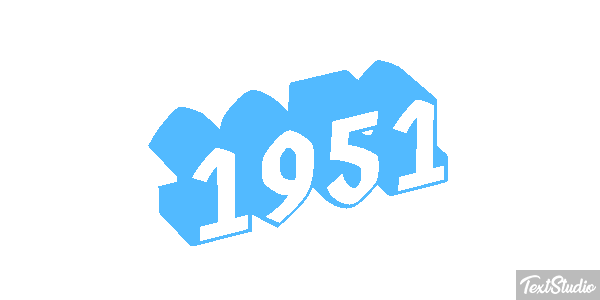 1951 Efeito do texto