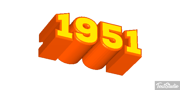 1951 Efeito do texto
