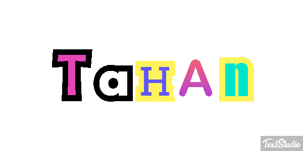 Tahan Efeito do texto