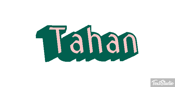 Tahan Efeito do texto
