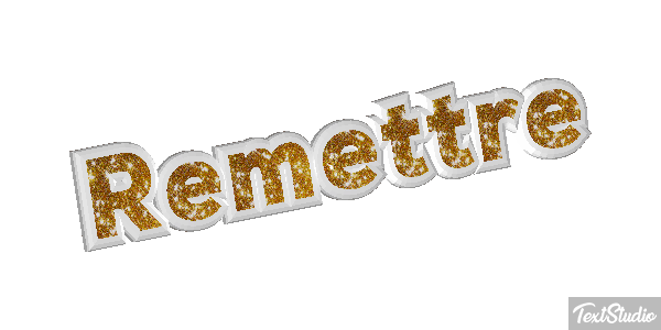 Remettre Effet de texte