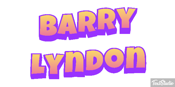 Barry Lyndon Texteffekt