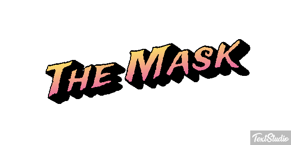 The Mask Tekst effect