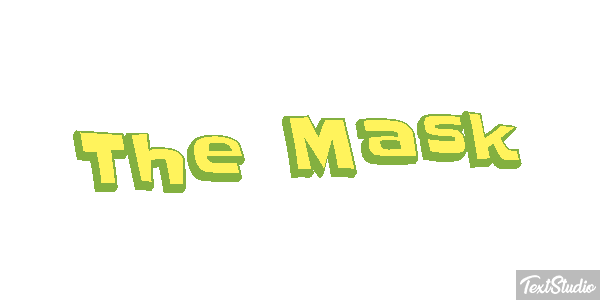 The Mask Tekst effect