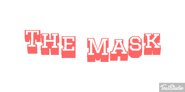 The Mask Tekst effect