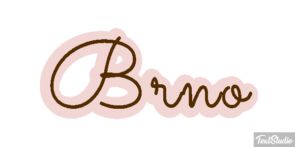 Brno Text effect