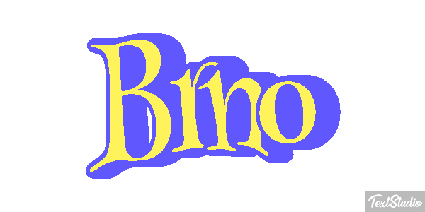 Brno Text effect