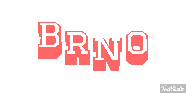 Brno Text effect