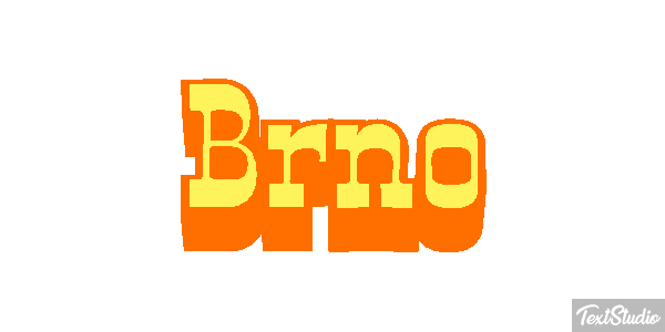 Brno Text effect