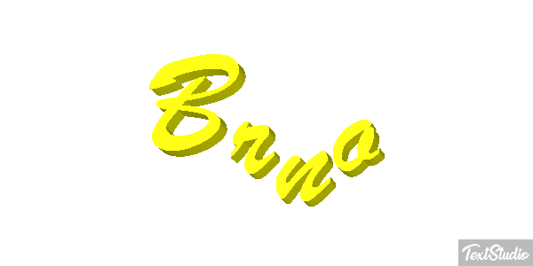 Brno Text effect