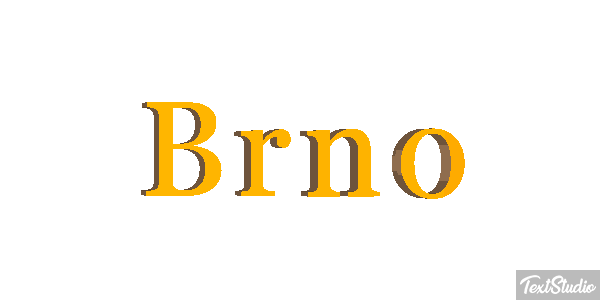 Brno Text effect