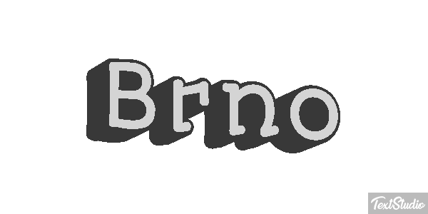 Brno Text effect