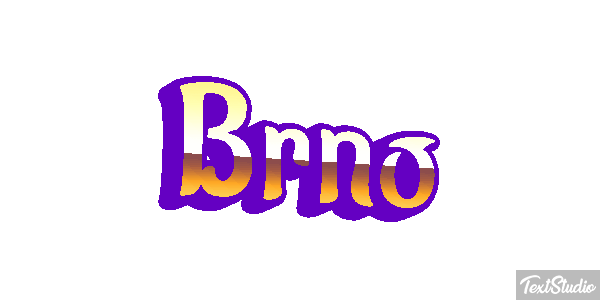 Brno Text effect