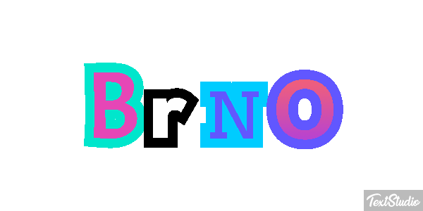 Brno Text effect