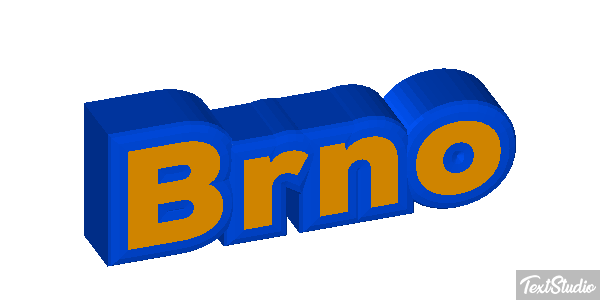 Brno Text effect