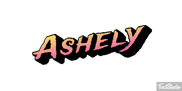 Ashely Texteffekt