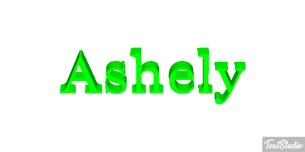 Ashely Texteffekt