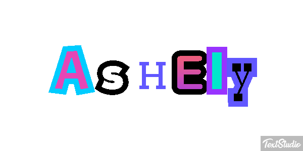 Ashely Texteffekt