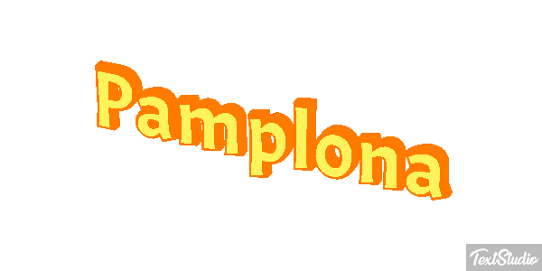 Pamplona Efekt tekstowy