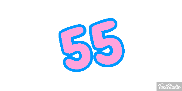 55 Texteffekt