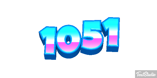 1051 Text effect