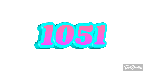 1051 Text effect